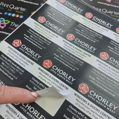  The Print Quarter Round Edged Labels