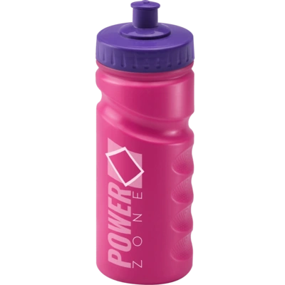 Finger Grip 300ml Pink Water Bottle