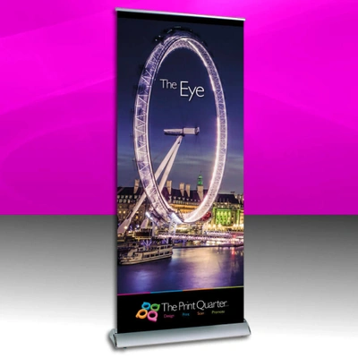 The Eye Banner Stand