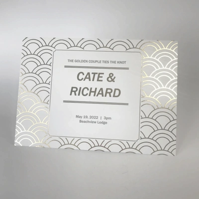 Gold Foil Invite