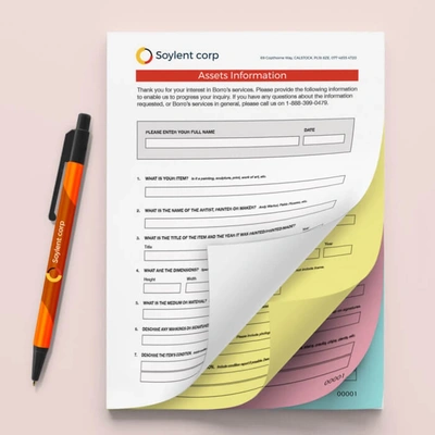 4 Part NCR Pads