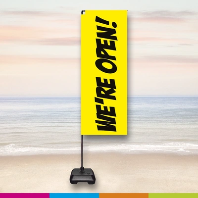 Flag We are Open