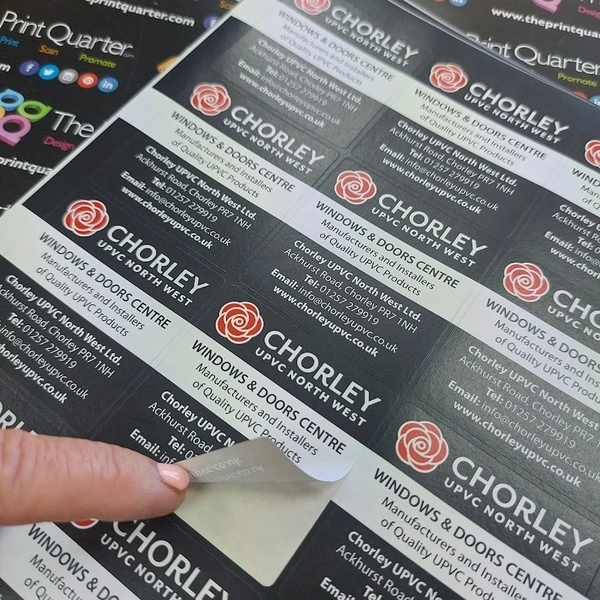  The Print Quarter Round Edged Labels