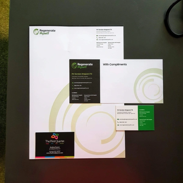 A4 Letterheads & 1/3 A4 Compliment Slips