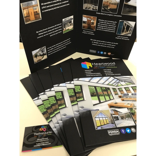 A4 Glued Soft Touch Laminated Folder
