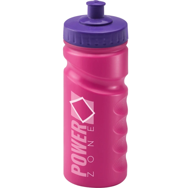 Finger Grip 300ml Pink Water Bottle