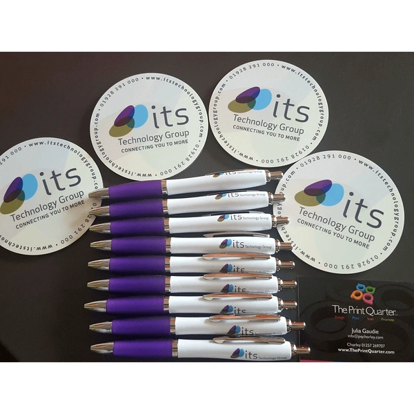 Printed Coasters & Pens