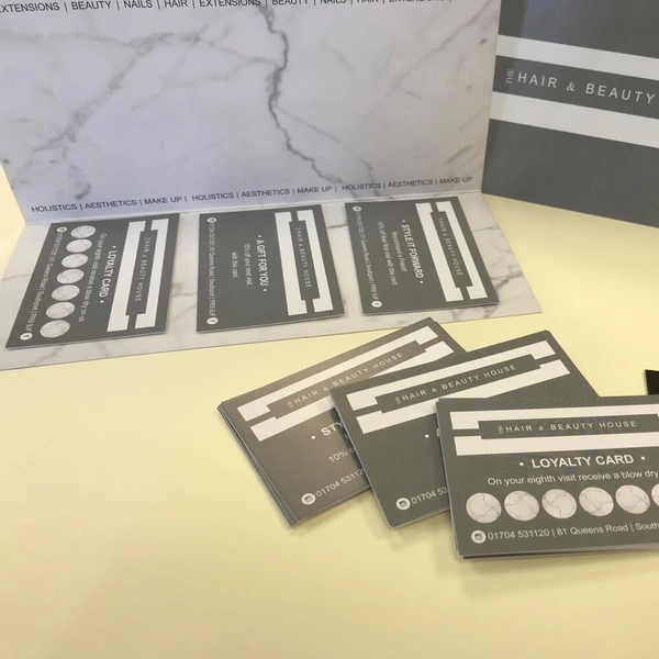 Loyalty Cards In A Folder
