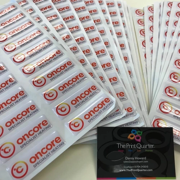 Domed Stickers