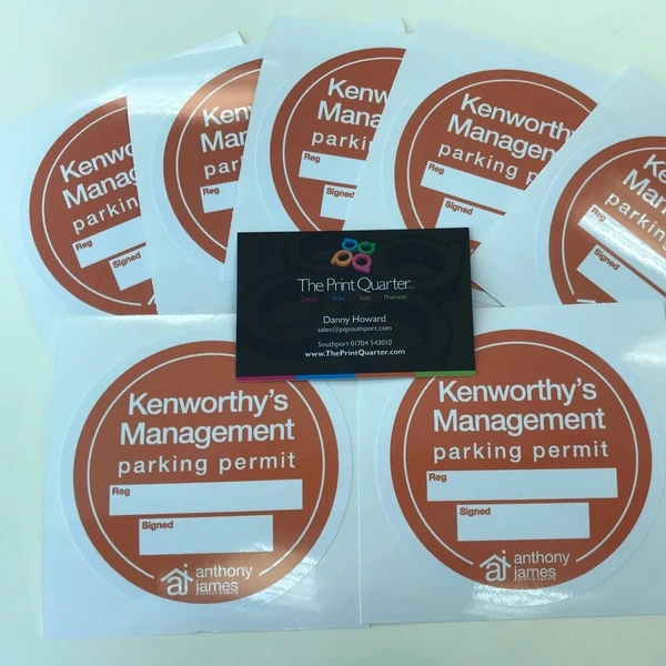 Car Permit Stickers