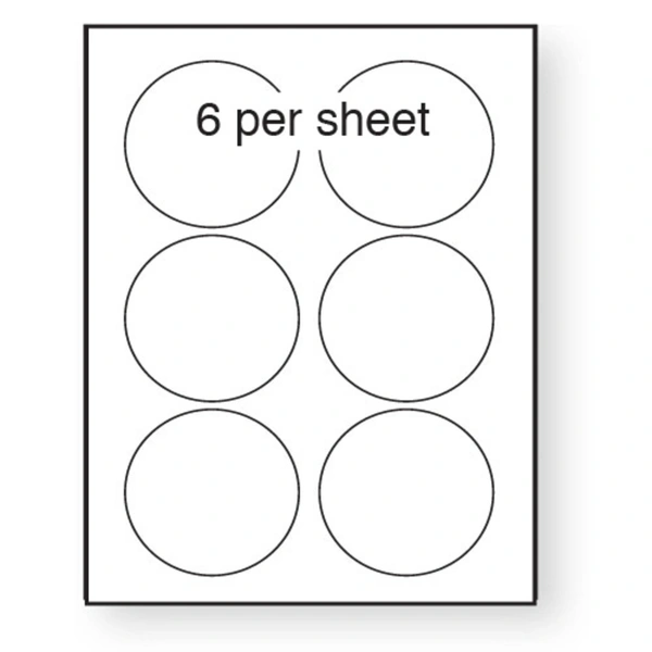 88mm Diameter Labels
