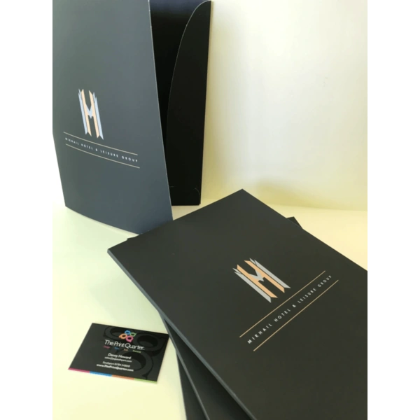 Soft Touch Laminated A4 Folders