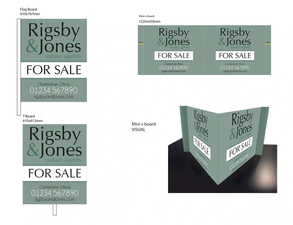 For Sale Sign Mockup