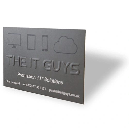 Embossed Business Cards
