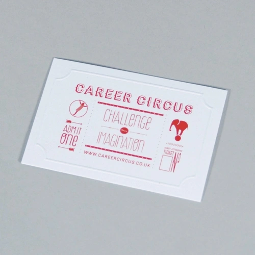 Embossed Business Cards