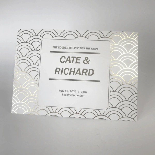 Gold Foil Invite