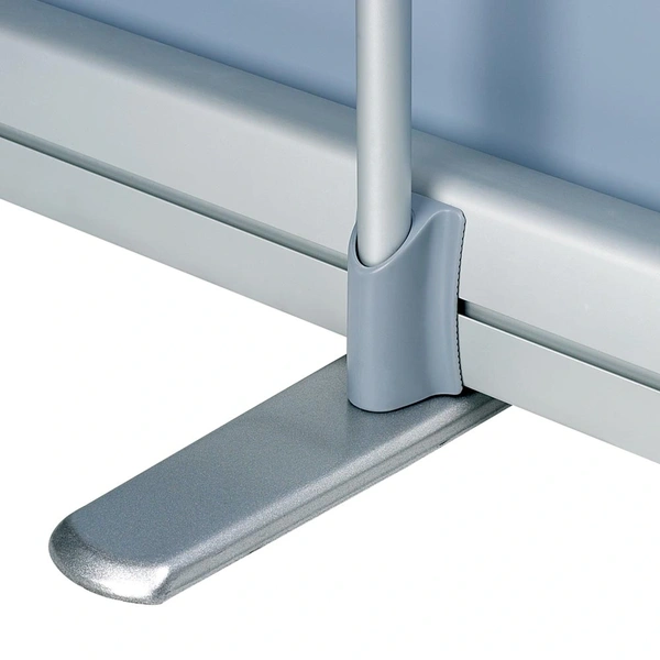 The Nelson roller banner foot at rear
