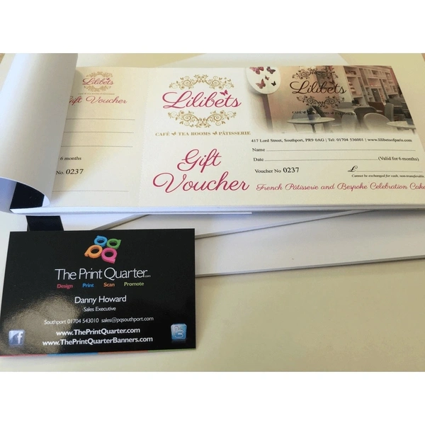 Cafe Gift Vouchers