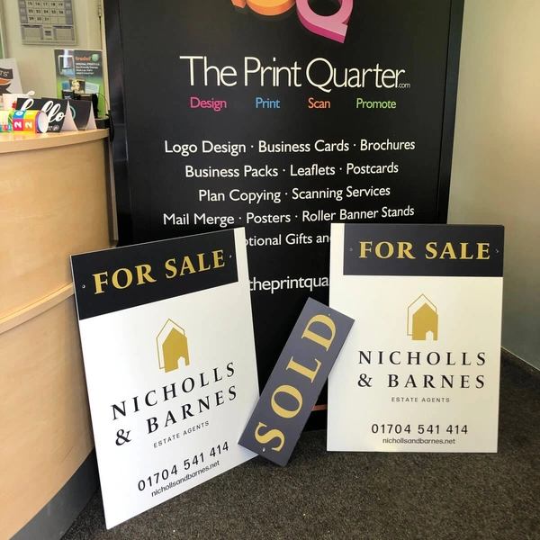 For Sale And Sold Signage