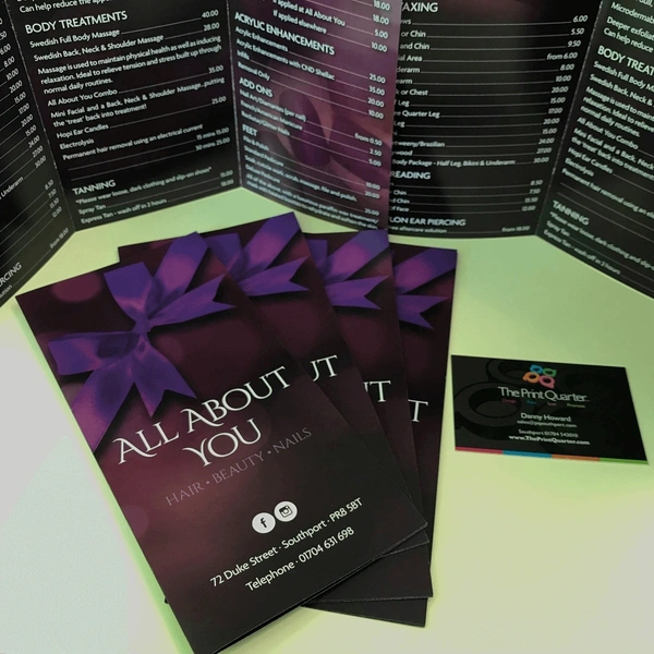 Leaflets Folded To Third A4