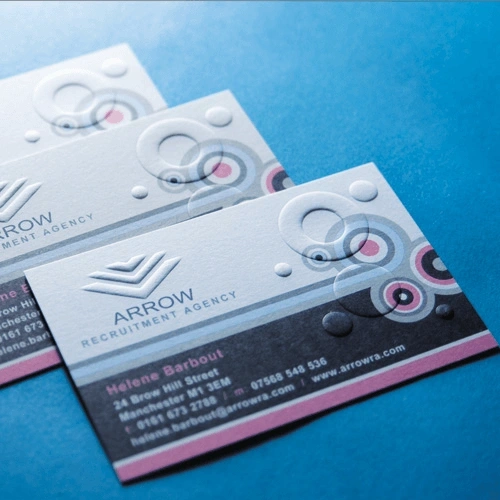 Embossed Business Cards