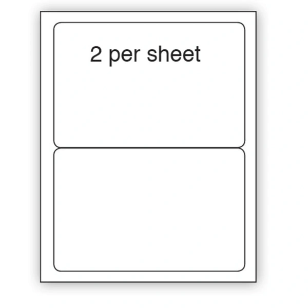 200mmx144mm Rectangular Labels