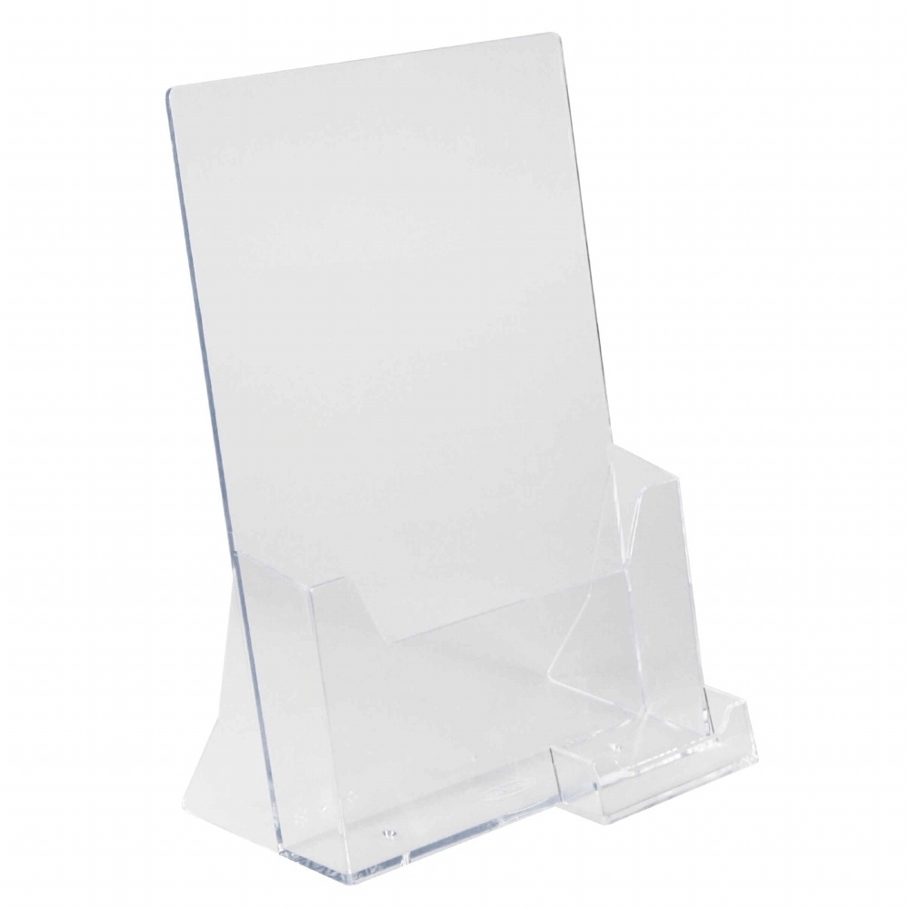 A4 Portrait Single Tier With Business Card Holder