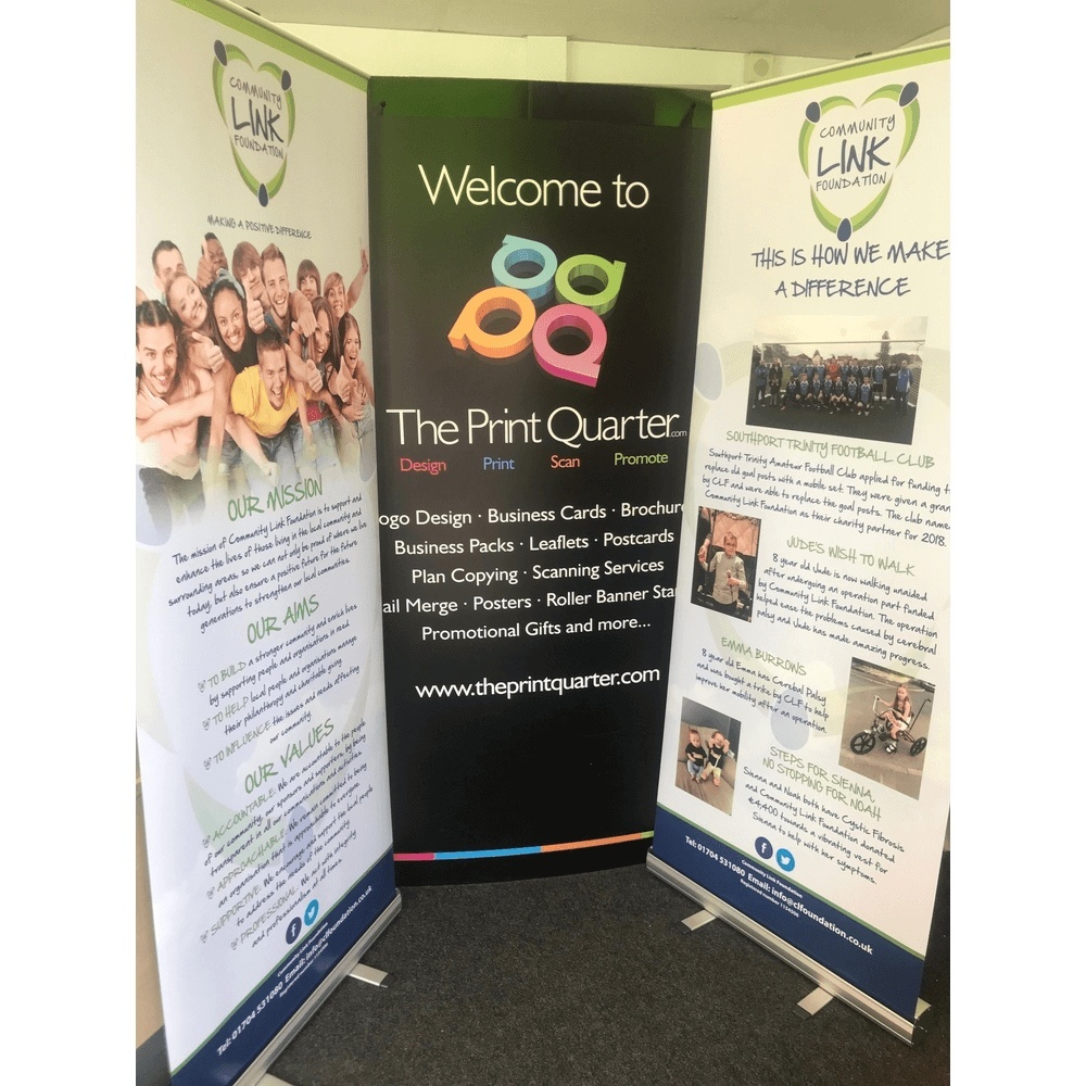 Blackpool 2m x 800mm Roller Banner Stands
