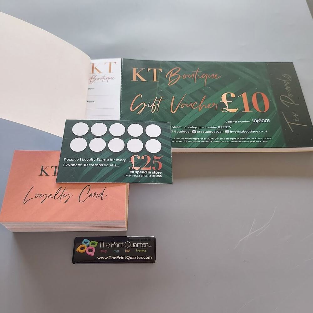 Gift Voucher And Loyalty Card