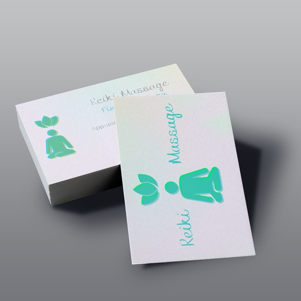 350g Pearl Business Card With Pale Colours