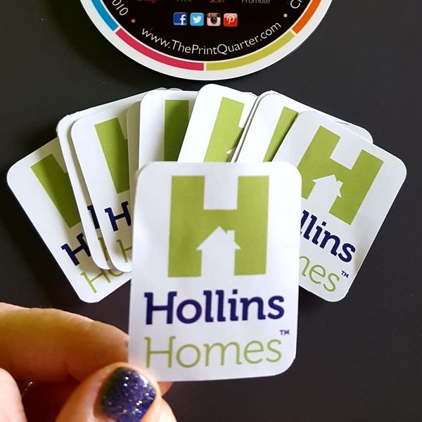 Shaped Hard Hat Stickers